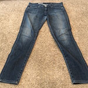 AG skinny angle jeans